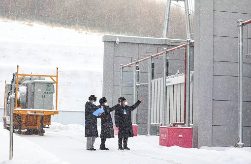 当冬奥遇见春雪 电力保障添佳话